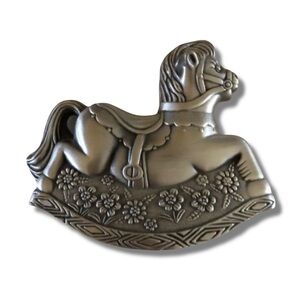 Vintage Nursery Rocking Horse Coin Bank